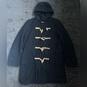 Wool Duffle Coat with Toggles